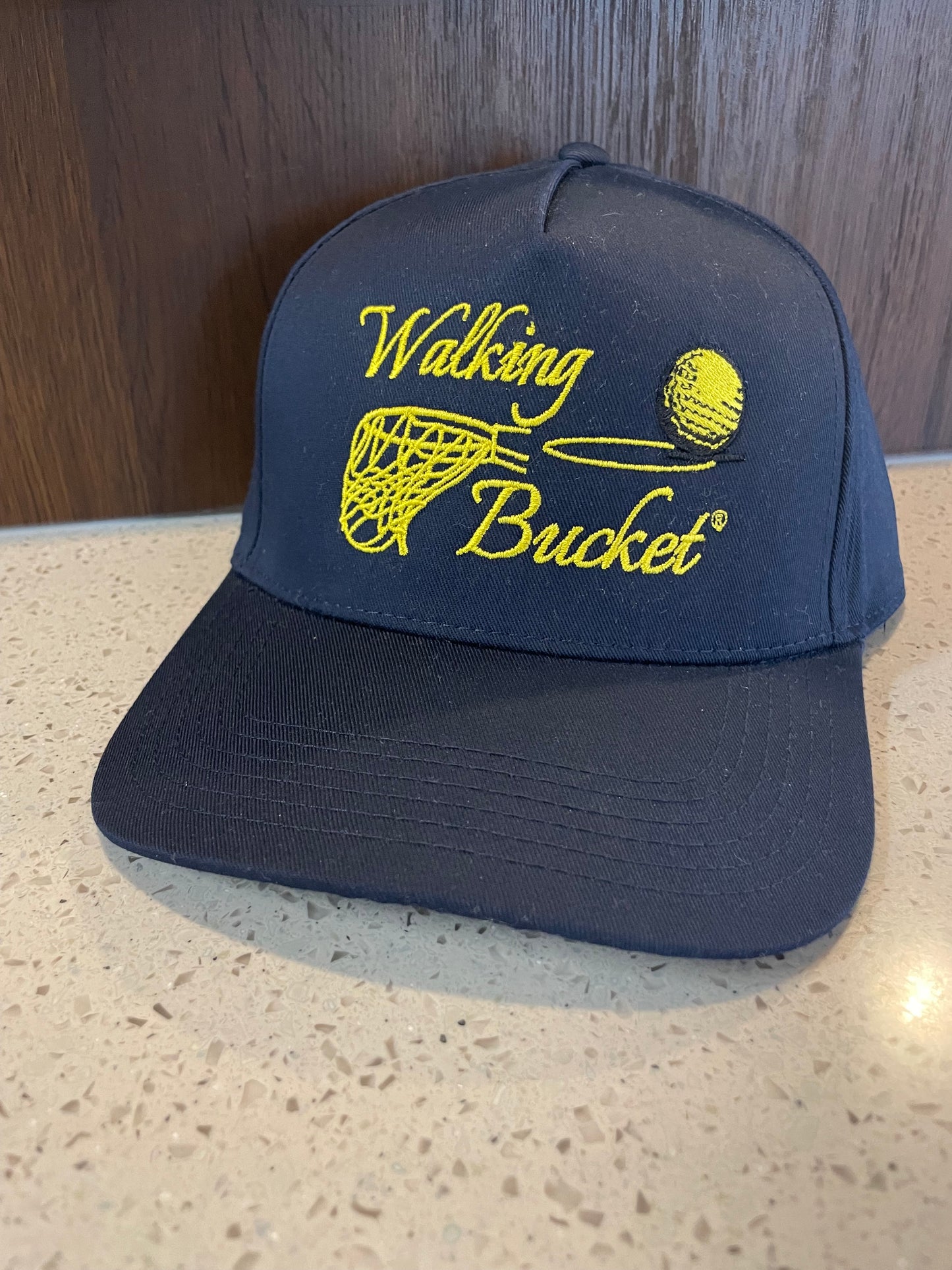 WALKING BUCKET HAT - NAVY/CANARY