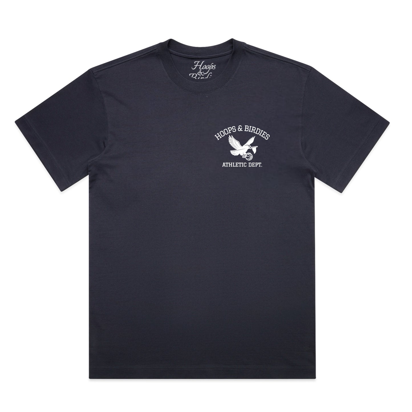 FOLLOW THROUGH TEE (BOXY FIT) - NAVY/WHITE