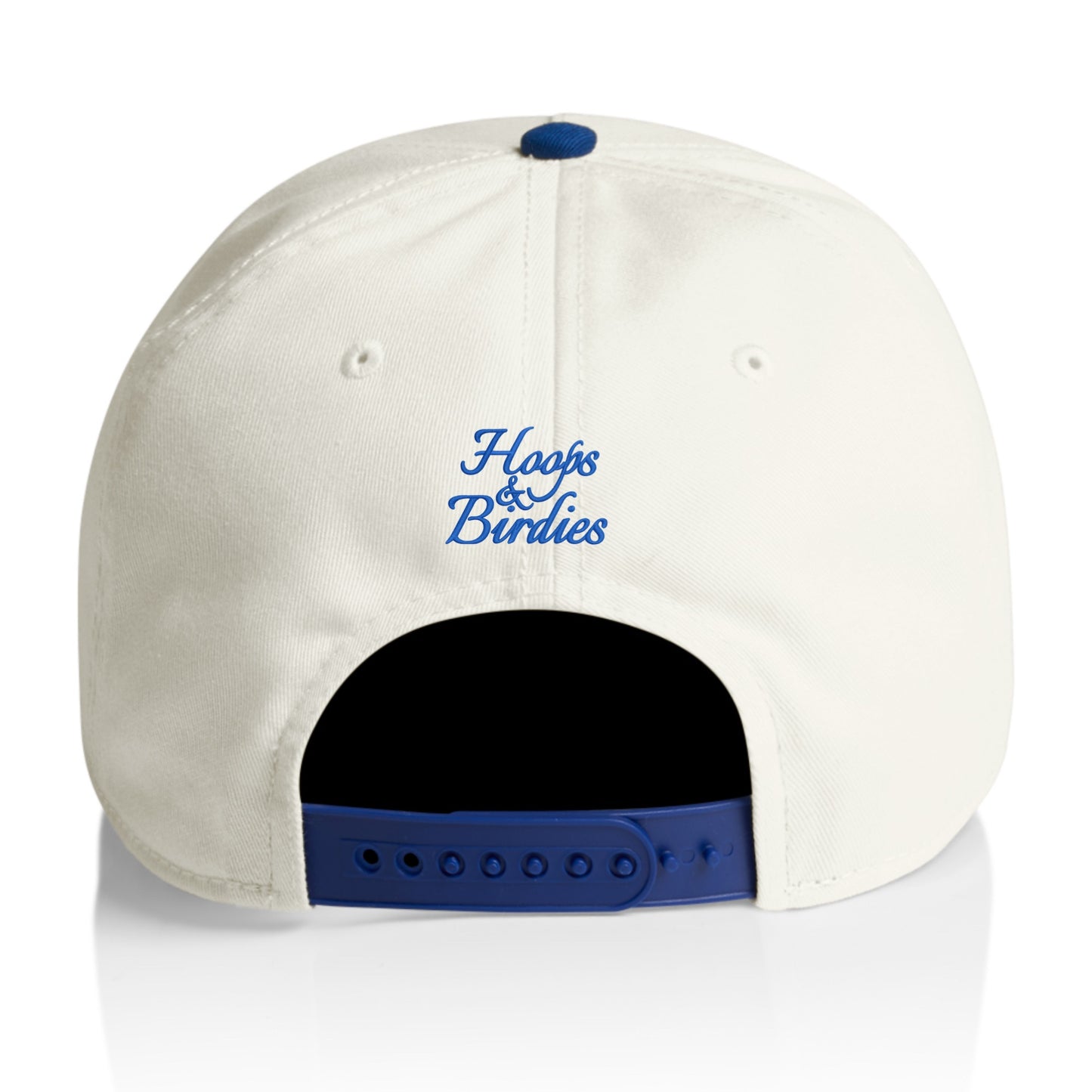 WE TALKIN BOUT PRACTICE SNAPBACK- WHITE/ROYAL