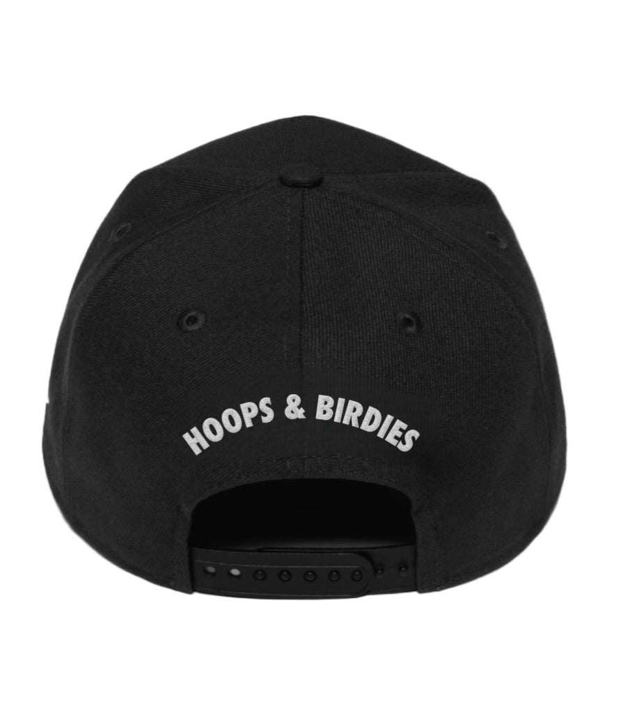 BORN TO BALL HAT - BLACK/WHITE