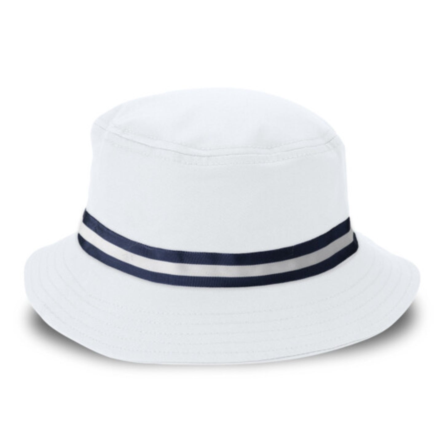 MONACO BUCKET HAT - WHITE/NAVY