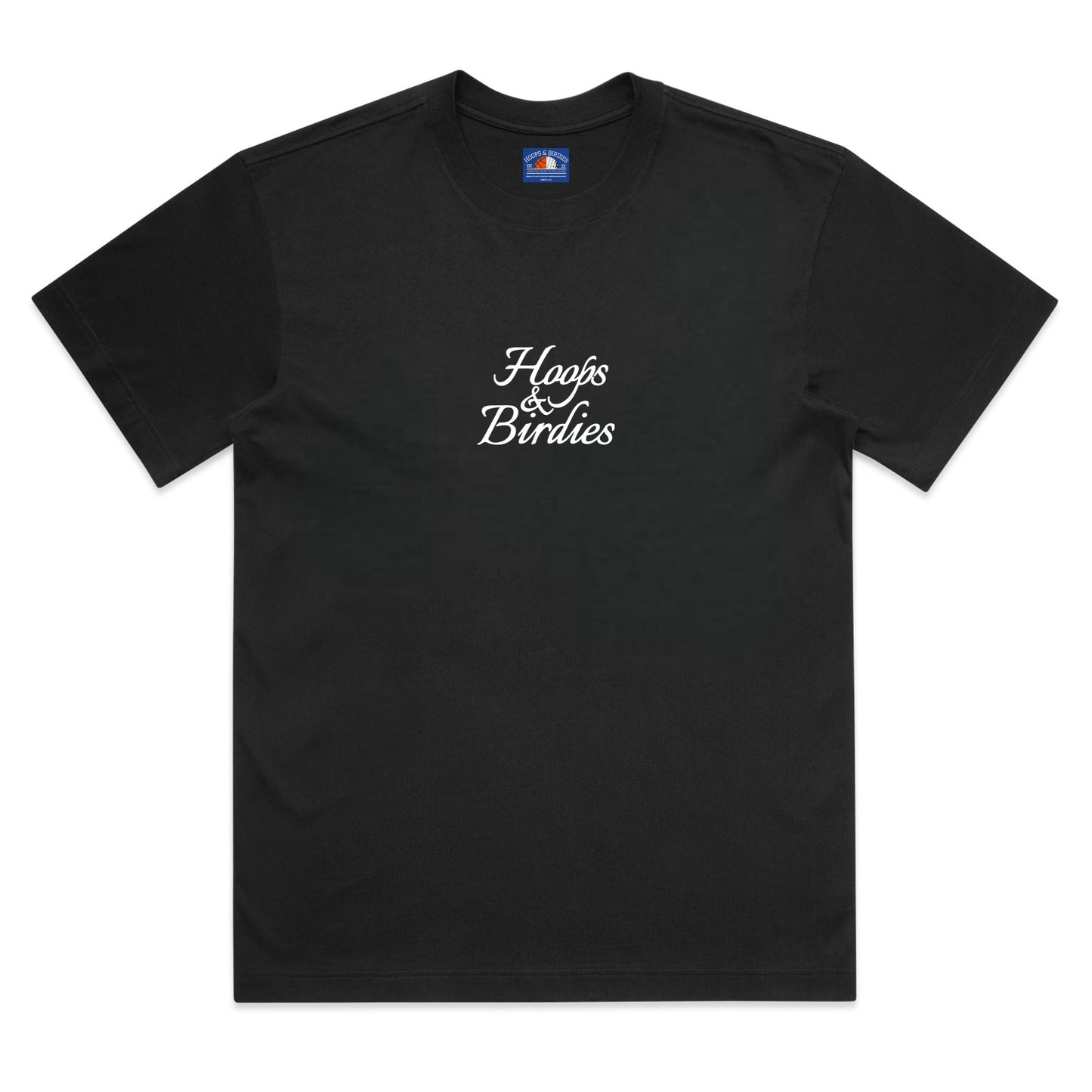 WE TALKIN BOUT PRACTICE TEE (BOXY FIT) - BLACK/ORANGE/WHITE