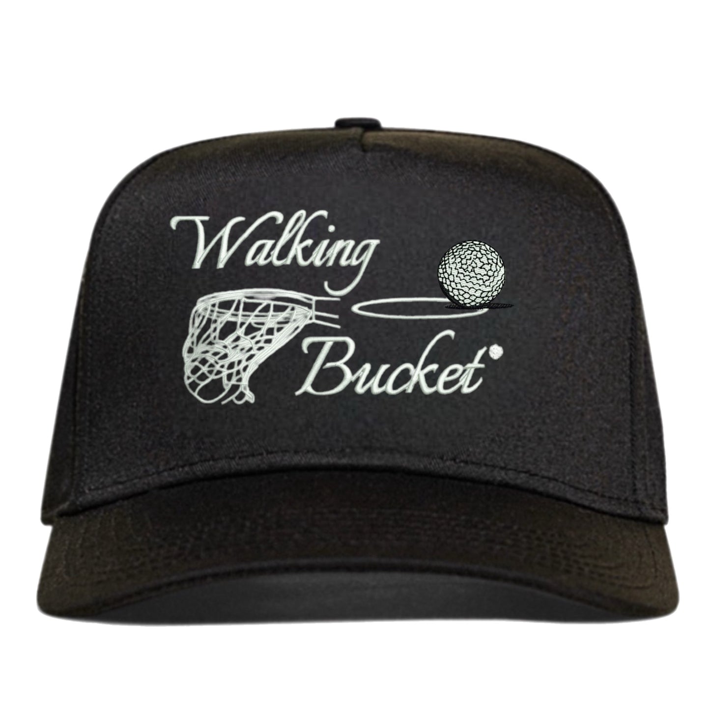 WALKING BUCKET HAT - BLACK/WHITE