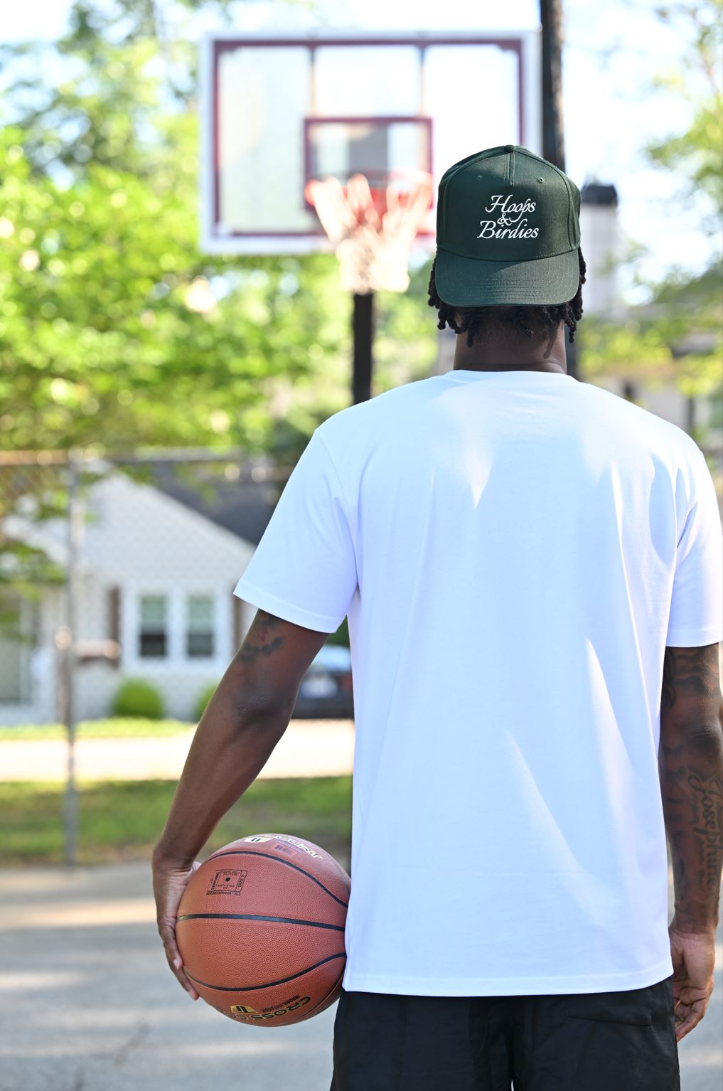 SCRIPT LOGO HAT - PINE/WHITE