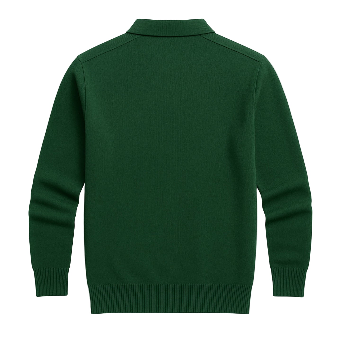 HAWK FLIGHT POLO SWEATER FOREST/WHITE