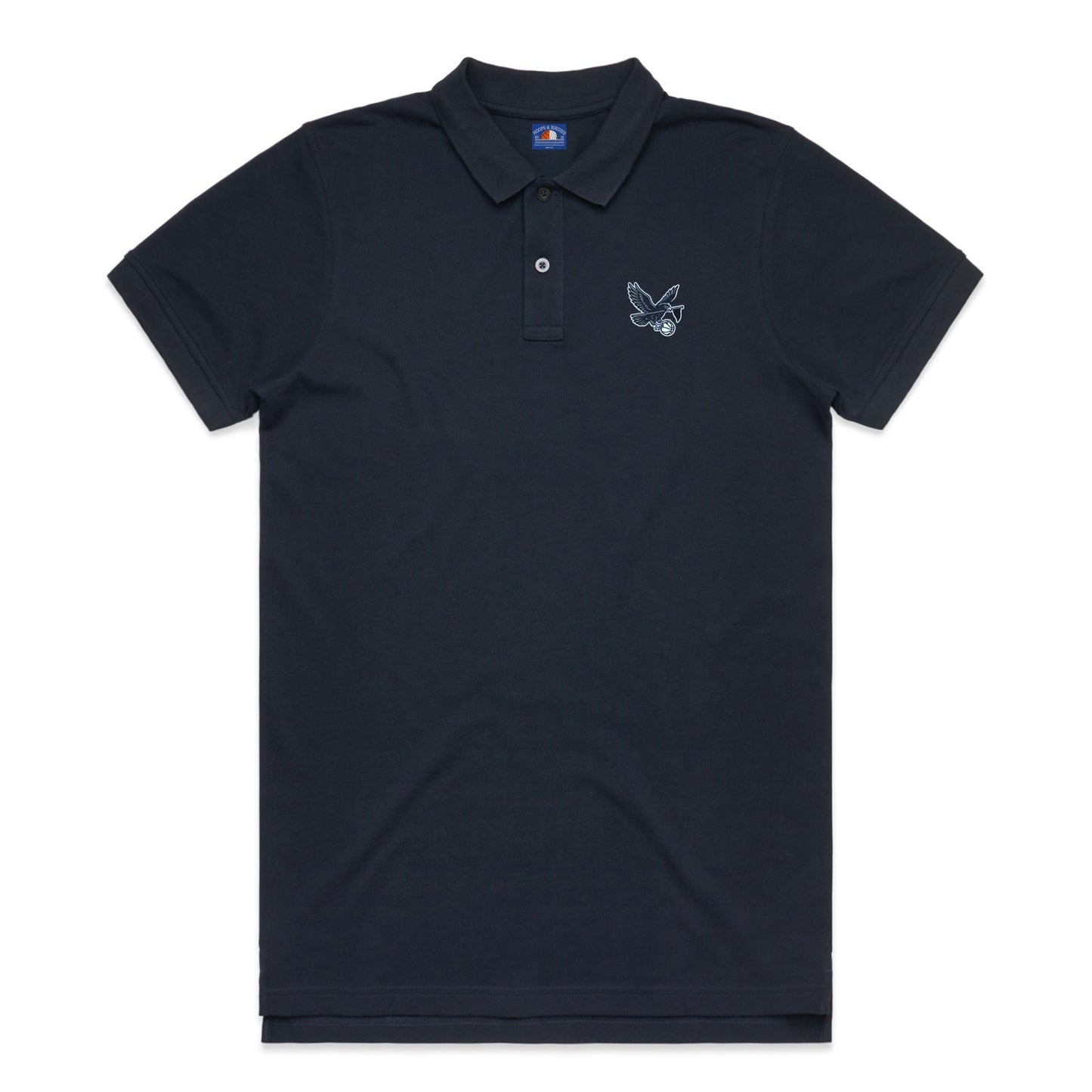 HB HAWK POLO NAVY/WHITE
