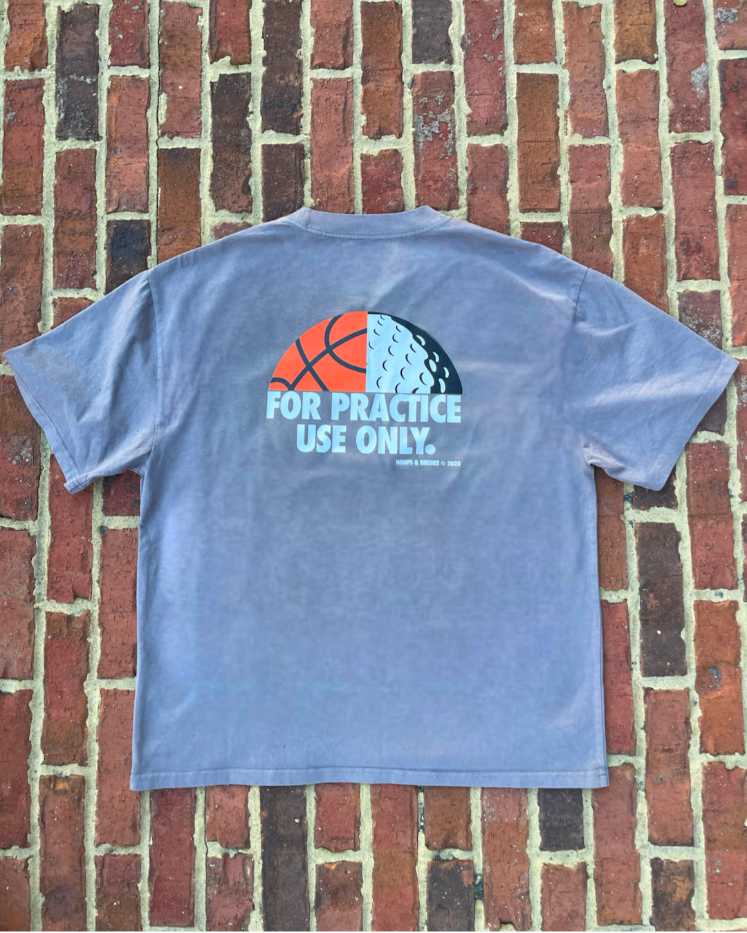 FOR PRACTICE USE ONLY TEE (BOXY FIT) - SMOKE/ORANGE/WHITE/BLACK