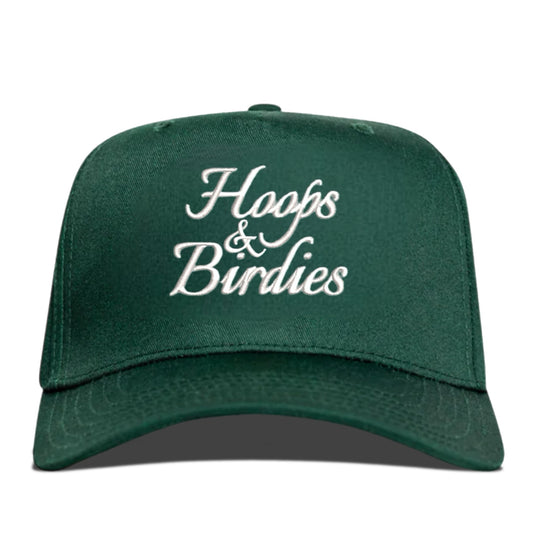 SCRIPT LOGO HAT - PINE/WHITE