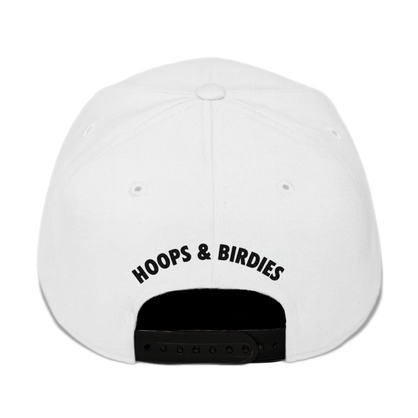 BORN TO BALL HAT - WHITE/BLACK