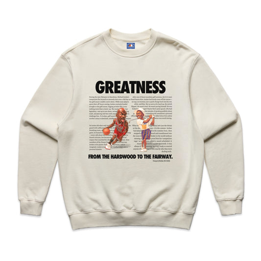 HARDWOOD TO FAIRWAY CREW - NATURAL/BLACK/MULTI