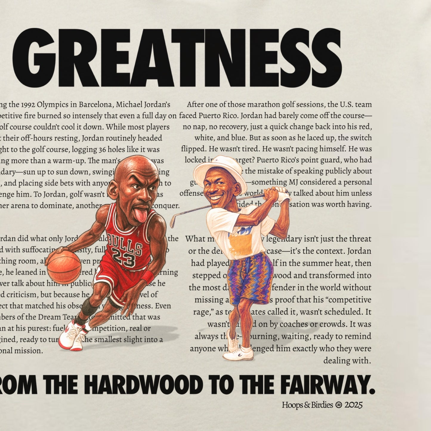 HARDWOOD TO FAIRWAY CREW - NATURAL/BLACK/MULTI