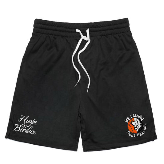 Black Basketball Shorts wtih Drawstring 