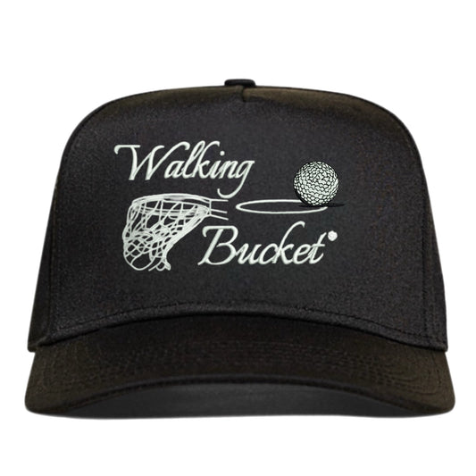 WALKING BUCKET HAT - BLACK/WHITE