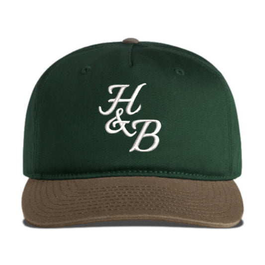 MONOGRAM HB HAT - FOREST/WALNUT