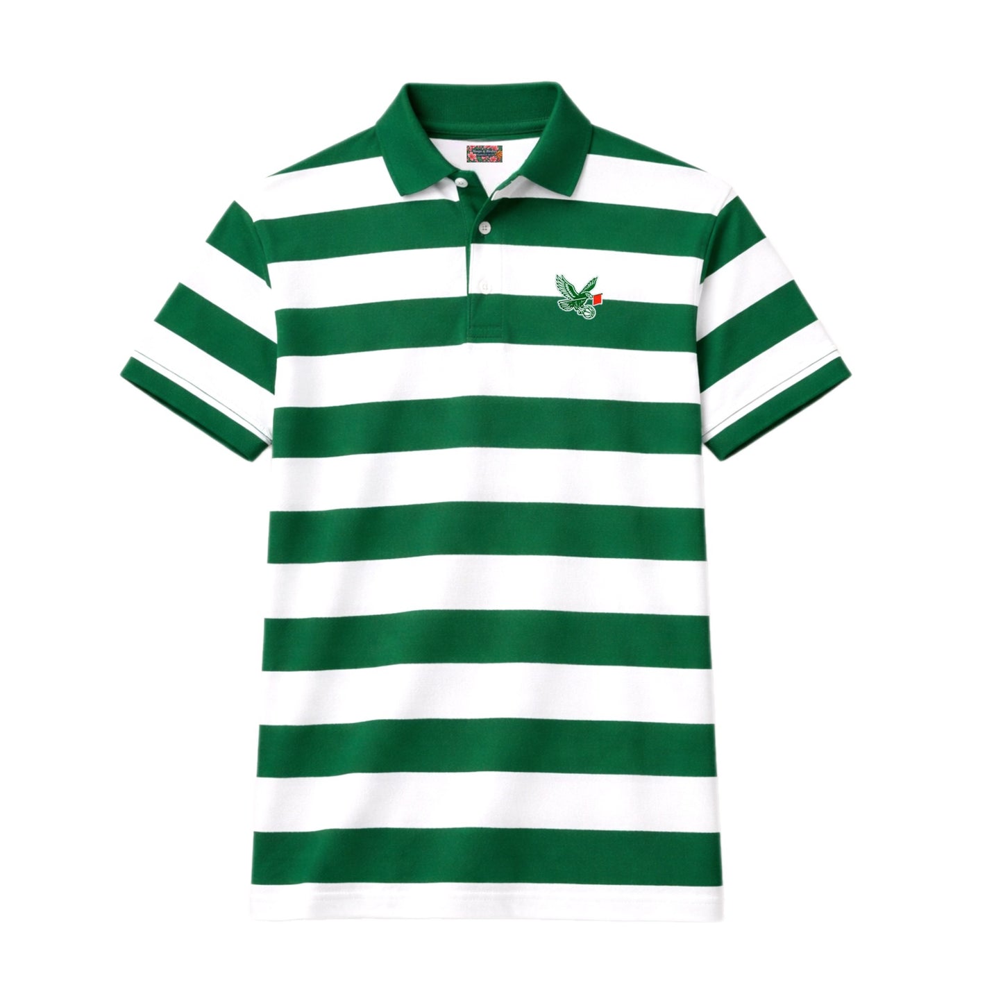 AUGUSTA SHOWTIME POLO - WHITE/KELLY GREEN