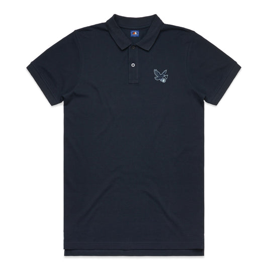 HB HAWK POLO NAVY/WHITE